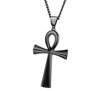 QYYZTQY 925 Sterling Silver Vintage Necklace For Women, Talisman Religious Pendant - Retro Ancient Egyptian Jewelry For Men, Egyptian Necklace For Halloween Christmas Gifts