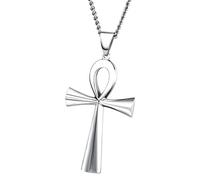 QYYZTQY 925 Sterling Silver Vintage Necklace For Women, Talisman Religious Pendant - Retro Ancient Egyptian Jewelry For Men, Egyptian Necklace For Halloween Christmas Gifts