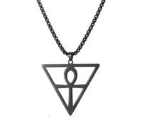 QYYZTQY 925 Sterling Silver Vintage Necklace For Women, Talisman Religious Pendant - Retro Ancient Egyptian Jewelry For Men, Egyptian Necklace For Halloween Christmas Gifts