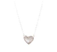 QYYZTQY 925 Sterling Silver Western Cowgirl Texas Druzy Necklace For Women, Geometric Heart Shape Druzy Stone Necklace - Resin Druzy Jewelry Necklace, Light Blue Necklace For Valentine