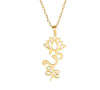 QYYZTQY 925 Sterling Silver Yoga Flower Necklace For Women Girls, Buddhism Mandala Charm Choker - Vintage Necklace, Minimalist Pendant, Jewelry For