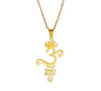 QYYZTQY 925 Sterling Silver Yoga Flower Necklace For Women Girls, Buddhism Mandala Charm Choker - Vintage Necklace, Minimalist Pendant, Jewelry For