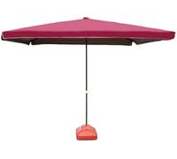 QYYZTQY 9Ft Outdoor Market Umbrella, Square Patio Parasol with UV Protection, Waterproof Sun Shelter for Garden, Deck, Beach, and Tables Portable