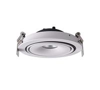 QYYZTQY 9W LED Angle Adjustable Ultra-Thin Embedded Ceiling Lamp Spotlight Aluminum Anti-Glare High Color Panel Embedded Integrated downlights Trade Show Shopping Center Decoration c