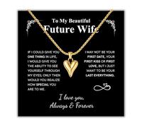 QYYZTQY A mi Esposa de Marido: Regalos de cumpleaños para Esposa, a mi Alma Gemela para Mujer, Novia, Regalo para Aniversario de Esposa, a mi Futura Esposa, Navidad, San Valentín,