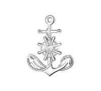 QYYZTQY Accessorie Delicate Anchor Necklace For Women, Rudder & Anchor Charm Choker - Shiny Anchor Pendant, Nautical Jewelry For Women Birthday