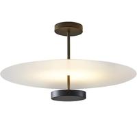 QYYZTQY Acrylic Round Close to Light Fixture, Semi Flush Mount Ceiling Lamp Compatible with Bedroom, Chandelier