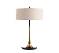 QYYZTQY American Designer Desk Light Vintage WABI-Silent Style Fabric Desk Lamp Suitable For Showroom Sample Room Bedroom Bedside Table Lamp Coffee Shop Counter Makeup Table Decoration Lighting