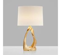 QYYZTQY American Resin Table Lamp Minimalism Decorative Bedside Lamp Large Bedroom Table Lamp Living Room Study Hotel E27 36 * 57cm
