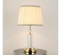 QYYZTQY American Style Bedside Lamp Vintage CrystalGlass Table Lamp Style Bedroom Table Lamp Decorative Table Lamps E27 Living Room Hotel 28 * 52CM,B