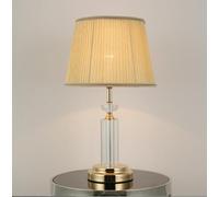 QYYZTQY American Style Bedside Lamp Vintage CrystalGlass Table Lamp Style Bedroom Table Lamp Decorative Table Lamps E27 Living Room Hotel 28 * 52CM,B