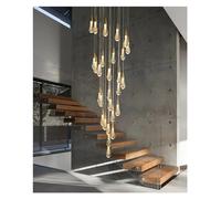 QYYZTQY Art LED Chandelier Lighting Living Room Villa Indoor Lighting Decor Crystal Ceiling Chandelier Kitchen Loft Hanging Lamps(22 Light)