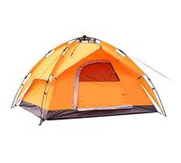 QYYZTQY Automatic Outdoor 3-4 Person Layer Tent, Double Multiplayer Camping Beach Tent,Blue