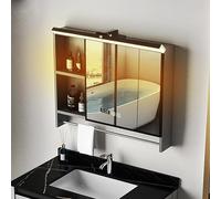 QYYZTQY Bathroom Mirror 180° Rotatable Lamp with Motion Sensor Wall Aluminium Indoor Minimalist for Bedroom Living Room Staircase Hotel (100cm,White White Light)