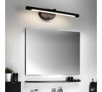 QYYZTQY Bathroom Mirror Light Indoor Waterproof Lamp with Long Strip Decorative Wall for Living Room Study Bedroom (Gold-Warm Light,46cm)