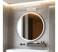 QYYZTQY Bathroom Mirror Light Vanity Lamp Indoor Waterproof Wall Long Strip Aluminium Acrylic for Makeup Bedroom Living Room (White-White Light,42cm)