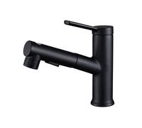 QYYZTQY Bathroom Sink Tap with Pull-out Sprayer Hot and Cold Water Sink taps Single Hole Brass with 3 Water Flows Multifunction Single Handle Bathroom Sink Faucet for washbasin