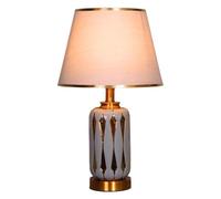 QYYZTQY Bed Lamp Ceramic Table Lamp Home Living Room Light Luxury Bedroom Bedside Lamp Nordic Fashion Table Lamp Living Room Lamp(B)