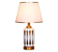 QYYZTQY Bed Lamp Ceramic Table Lamp Home Living Room Light Luxury Bedroom Bedside Lamp Nordic Fashion Table Lamp Living Room Lamp(C)