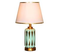 QYYZTQY Bed Lamp Ceramic Table Lamp Home Living Room Light Luxury Bedroom Bedside Lamp Nordic Fashion Table Lamp Living Room Lamp(A)