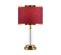 QYYZTQY Bed Lamp Crystal Table Lamp Bedroom Study Bedside Lamp Office Creative Table Lamp Reading Lamp Living Room Lamp(A)