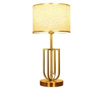 QYYZTQY Bed Lamp Light Luxury Table Lamp Hotel Bedroom Bedside Lamp Fashionable Golden Touch Table Lamp Living Room Lamp(A)