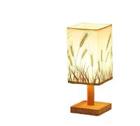 QYYZTQY Bed Lamp New Chinese Style Table Lamp Bedroom Bedside Retro Nostalgic Warm Remote Control Night Light Living Room Lamp(A)
