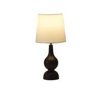 QYYZTQY Bed Lamp Nordic Retro Atmosphere Table Lamp Living Room Solid Wood Bedroom Bedside Lamp Study Desk Reading Lamp Living Room Lamp(C)