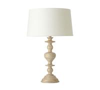 QYYZTQY Bed Lamp Retro Table Lamps Resin Bedside Table Lamps with Fabric Lampshade Concise Nightstand Lamps for Home Office Cafe Restaurant Nightlight, 25.6" H Desk Light Living Room Lamp