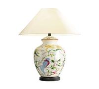 QYYZTQY Bedside Lamps Beautiful Flower and Bird Pattern Ceramic Table Lamp Indoor Decoration Lamp Practical Bedroom Bedside Lamp Lamp for Bedroom