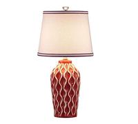 QYYZTQY Bedside Table Lamp Ice Crack Ceramic Table Lamp Minimalist Nightstand Lamps Ceramic Glaze Desk Lamps Nightstand Lamp for Bedroom(C,Dimmer Switch)