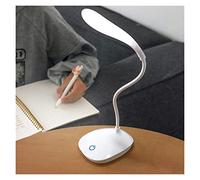 QYYZTQY Bedside Table Lamp LED Table Lamp Eye Protection Desk Lamp USB Charging Student Dormitory Bedroom Bedside Children Learning Desk Touch Dimming Lamp Farmhouse Desk Lamps (Body Color : White)