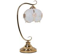 QYYZTQY Bedside Table Lamp Metal Table Lamp Desk Light Acrylic Lampshade Desk Lamp Nightstand Lamp Nightstand Lamp for Bedroom(Gold,Touch Switch)
