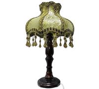 QYYZTQY Bedside Table Lamp Mid Century Wood Table Lamp Victorian Style Vintage Retro Nightstand Lamp Rustic Farmhouse Desk End Lamp for Bedroom Entryway Home Office Living Room