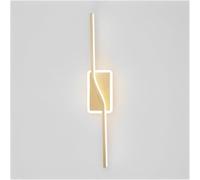QYYZTQY Black LED Dimmable Up Down Bathroom Vanity Mounted Lamp for Bedroom Living Room Corridor Terrace Garden Wall Light(Gold)