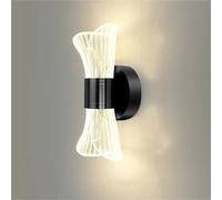 QYYZTQY Black Linear Gold Wall Dimmable LED Mounted Lamp Up Down Lighting for Living Room Bedroom Hallway Office Indoor Wall Light(Gold)