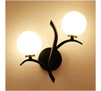 QYYZTQY Branch Shape Wall Sconces 2 Lights Nordic Iron Art LED Wall Mounted Light Creative Wall Lamp Indoor Decoration Fixture for Living Room Children's Room Corridor Entryway (Color : Gold) (Color