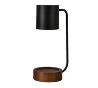 QYYZTQY Candle Warmer Lamp with Dimmer Night Stand Light Electric Candle Lamp Warmer, Wood Bedroom Bedside Lamp Aromatherapy Decorative Candle Heater Home Fragrance Warmer