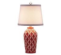 QYYZTQY Ceramics Table Lamp Bedroom Bedside Lamp in 5 Colors Large Table Lamps for Living Room Study Dining Room Hotel 360° Lighting Desk Lamp