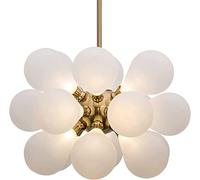 QYYZTQY Chandelier Colorful Chandeliers Art Balloon Pendant Light Bubble Globe Glass Shade Decor Ceiling Hanging Lamp for Kitchen Island Bedroom Living Room (Color : P
