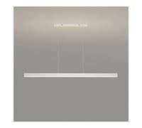 QYYZTQY Chandelier LED Chandelier Minimalist Linear Dimmable Hanging Light for Hallway Office Pool Table Dining Room Kitchen Island Pendant Light (Color : White (80cm), Size : White Li