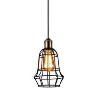 QYYZTQY Chandelier PendantLight, Black Metal Chandeliers Industrial - Pendant Light Iron Adjustable Ceiling Hanging Lamp Compatible with Dining Room,Living Room, Bedroom,Bar,Coffee Shop Interesting