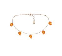 QYYZTQY Charming Daisy Shaped Adjustable Necklace for Women - Elegant & Trendy Beaded Accessory