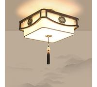 QYYZTQY Chinese Style Chandelier, Led Living Room Lamp, Chinese Style, Garden Wall Lamp, Three-Tone Light,for Entrance Study Hall Entrance Hallway Bedroom Balcony