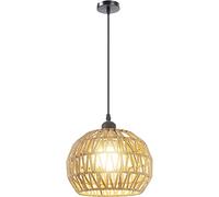 QYYZTQY Chinese Style E27 Round Hemp Rope Woven Lantern Chandelier Hand-Woven Lampshade Pendant Lamp Metal Frame Ceiling Pendant Light for Dining Rooms Cafes Light Fixtures