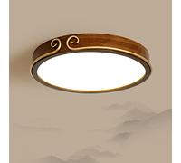 QYYZTQY Chinese Style Led Ceiling Lamp, Sun Ceiling Lamp, Round Balcony Chandelier, Garden Wall Lamp, Three-Tone Light,for Entrance Study Hall Entrance Hallway Bedroom