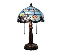 QYYZTQY Classic Table Lamp European Baroque Stained Glass Lights for Living Room Bedside Table Light Creative Art LED Table Lamps Warm as Ever