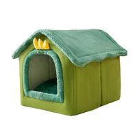 QYYZTQY Climbing Frame Bed, House-Shaped Dog House, Four-Season Nest Removable and Washable Mat, Enclosed Pet Supplies Cat Climber(A)
