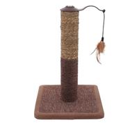 QYYZTQY Climbing Frame Brown Nest Hemp Rope Toy Claw Grinding Column Small Jumping Platform Cat Climber(LZ0122)