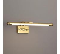 QYYZTQY Copper Bathroom Vanity Light Retro Vanity Cabinet Mirror Front Lamp Adjustable Makeup Lighting Fixture LED Cabinet Picture Wall Lights Antique Sconces for Dressing Table